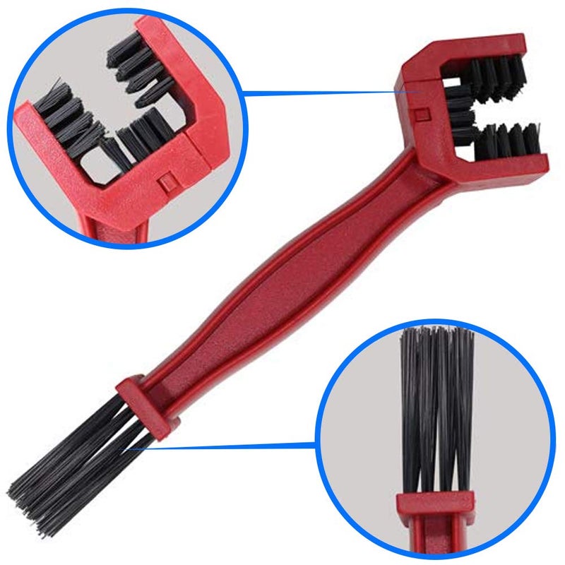 MMOBIEL Motorcycle Chain Cleaning Brush Kit Cleaner for Motorcycle, Bicycle and Mountain Bike - 4 Pcs Cleaning Brush Tool - Bike Cleaning Tool - Bicycle Chain Cleaner - Image 4
